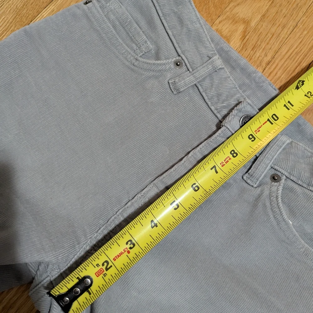 Patagonia Organic Cotton Fitted Corduroy Pants Size 26 Light Gray